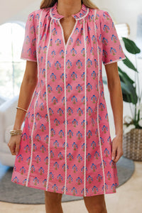 NURSING COLLECTION: Soaking It All In Pink Floral Dress