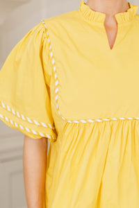 NURSING COLLECTION: Feels Like Home Again Yellow Blouse