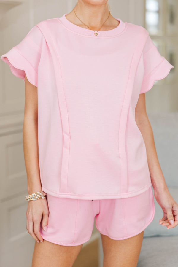 NURSING COLLECTION: Sweet Serenity Pink Top