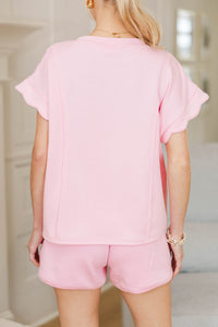 NURSING COLLECTION: Sweet Serenity Pink Top