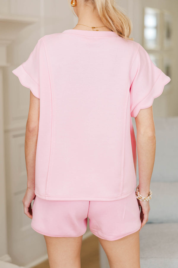 NURSING COLLECTION: Sweet Serenity Pink Top
