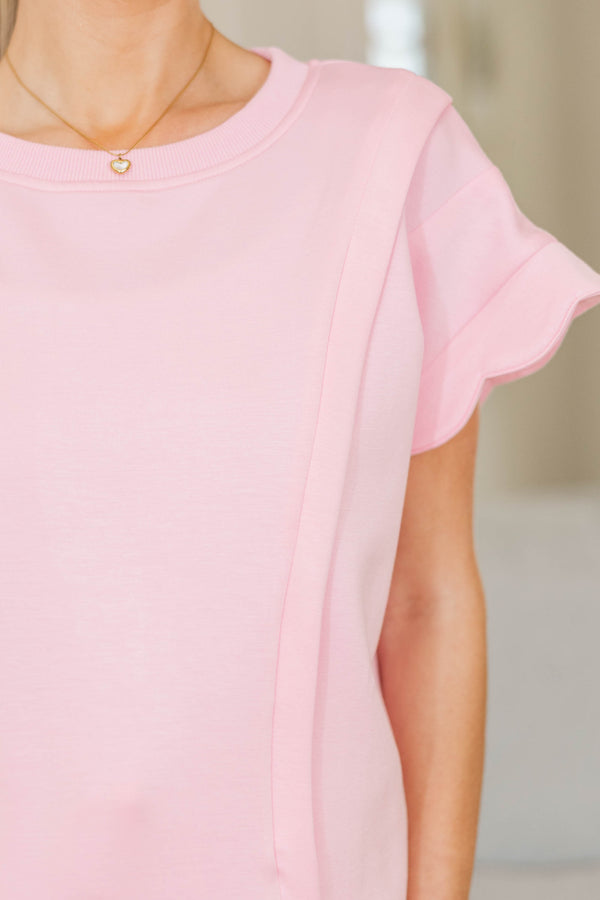 NURSING COLLECTION: Sweet Serenity Pink Top