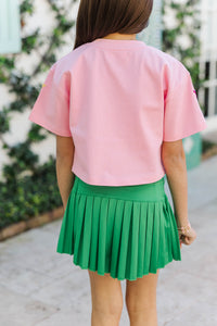 Girls: Sunshine Season Fun Multicolor Tulip Sequin Top