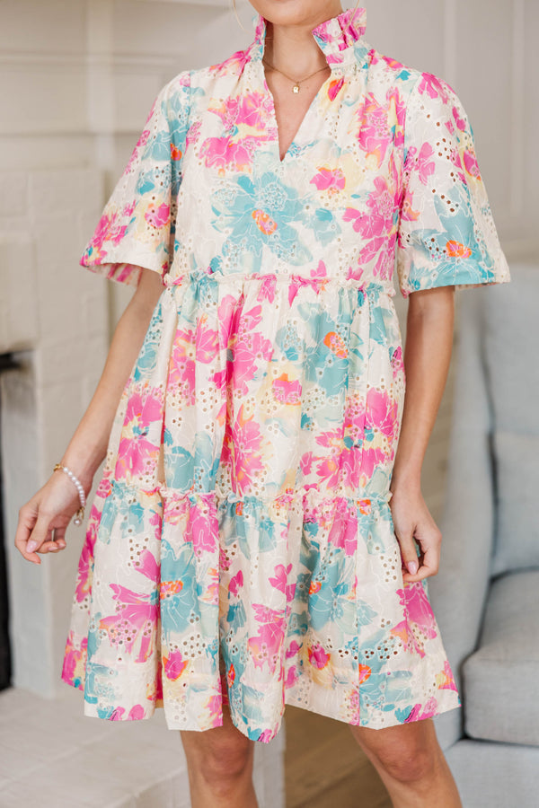 NURSING COLLECTION: Feeling Your Best Pink Eyelet Dress