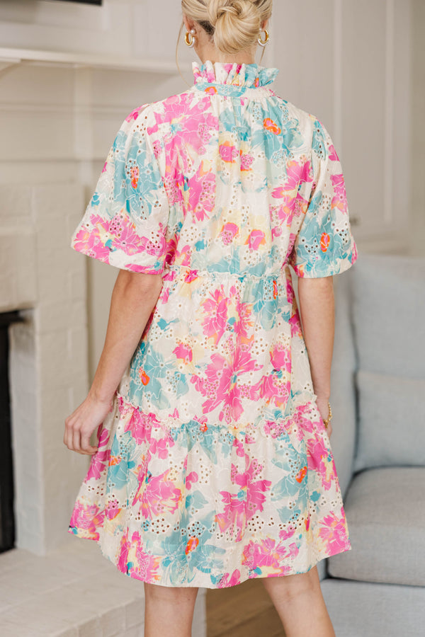 NURSING COLLECTION: Feeling Your Best Pink Eyelet Dress
