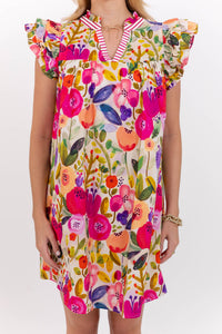 Trust The Fit Fuchsia Floral Dress