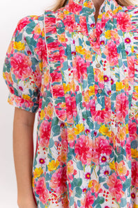 Easy To Style Coral Floral Dress