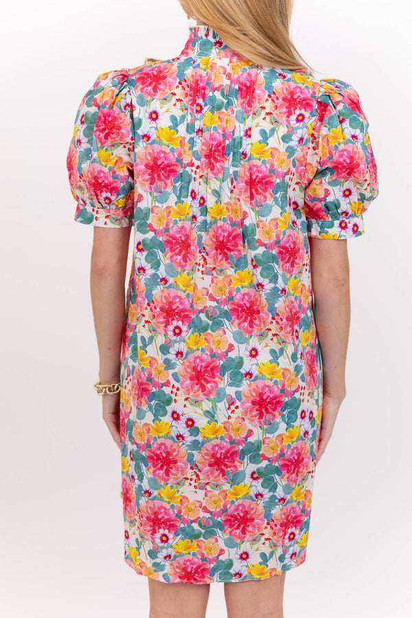 Easy To Style Coral Floral Dress