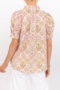 This One’s A Keeper Blush Ditsy Floral Blouse