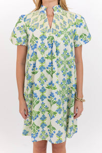 Grab It And Go Green Floral Dress