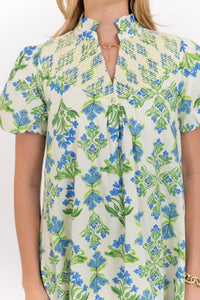 Grab It And Go Green Floral Dress