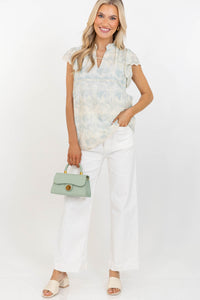 Everyday Play Blue Embroidered Blouse