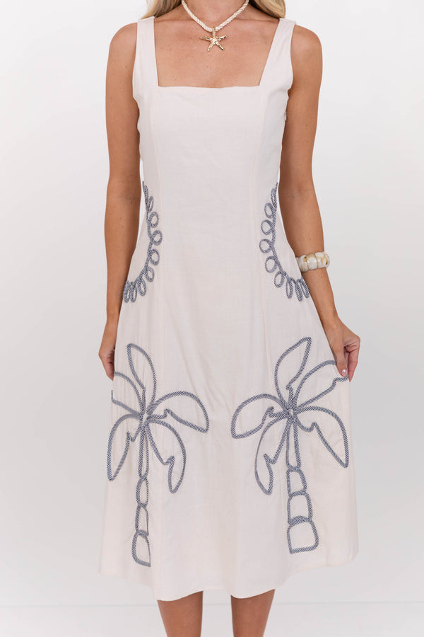 Dream Come True Cream Midi Dress