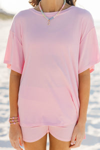 Girls: Memories In The Making Pink Ribbed Set