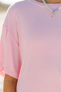 Girls: Memories In The Making Pink Ribbed Set