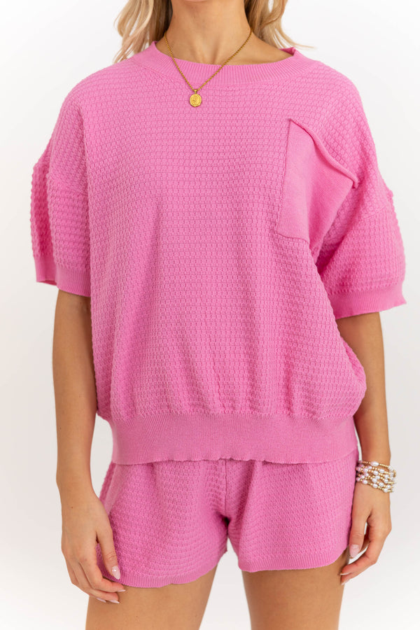 Believe Me Pink Textured Set