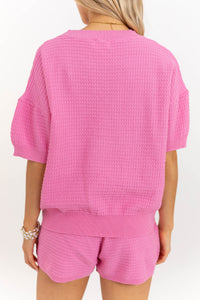 Believe Me Pink Textured Set