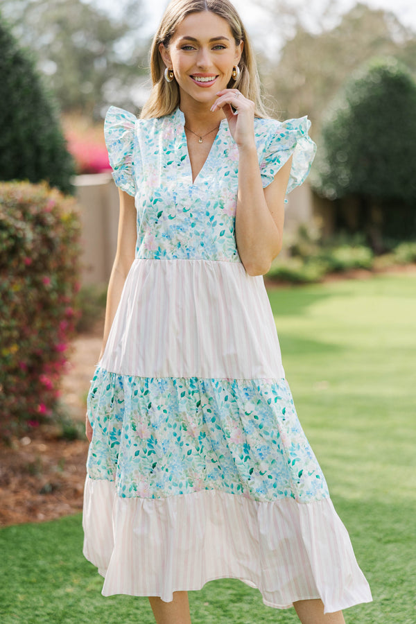 mixed lace midi dress Created Beauty Pink Mixed Print Midi Dress, X-Large - The Mint Julep Boutique