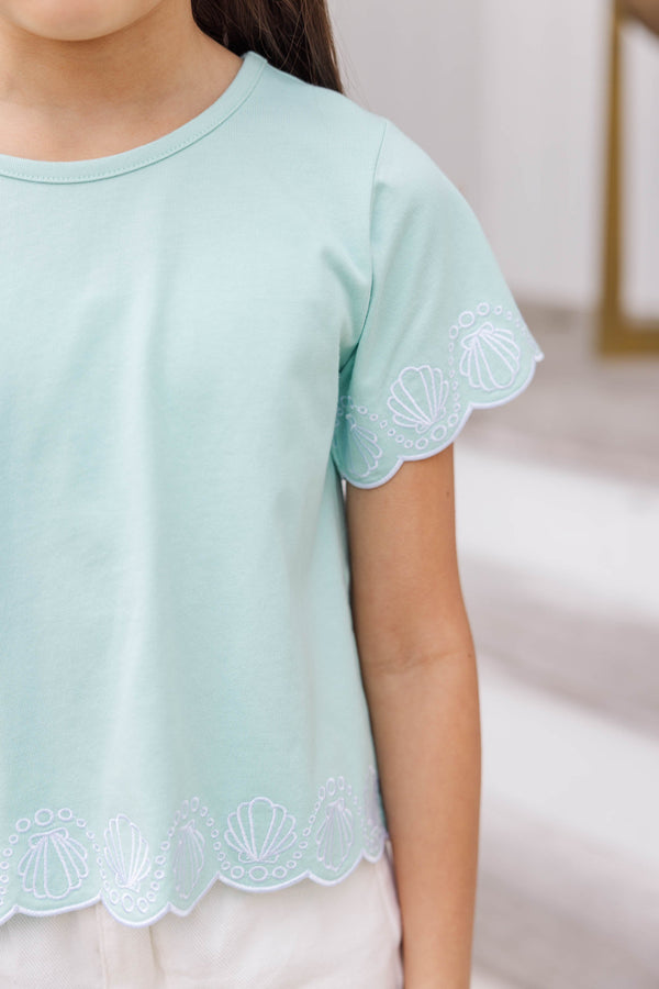 Girls: So Ready For This Mint Top