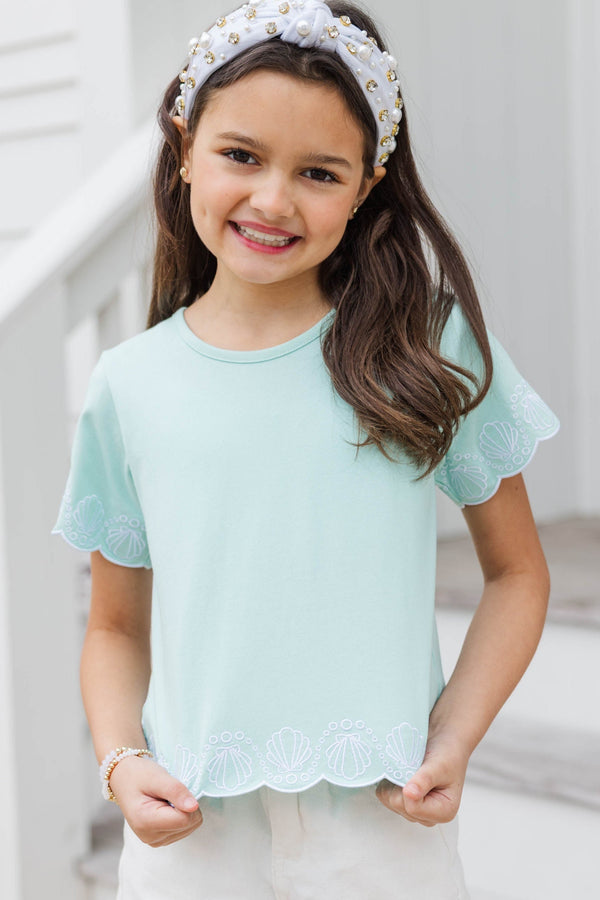 Girls: So Ready For This Mint Top