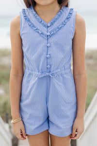 Girls: All The Way Lavender Romper