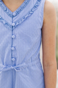 Girls: All The Way Lavender Romper