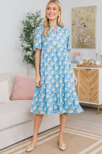 NURSING COLLECTION: First And Foremost Purple Midi Dress