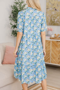 NURSING COLLECTION: First And Foremost Purple Midi Dress