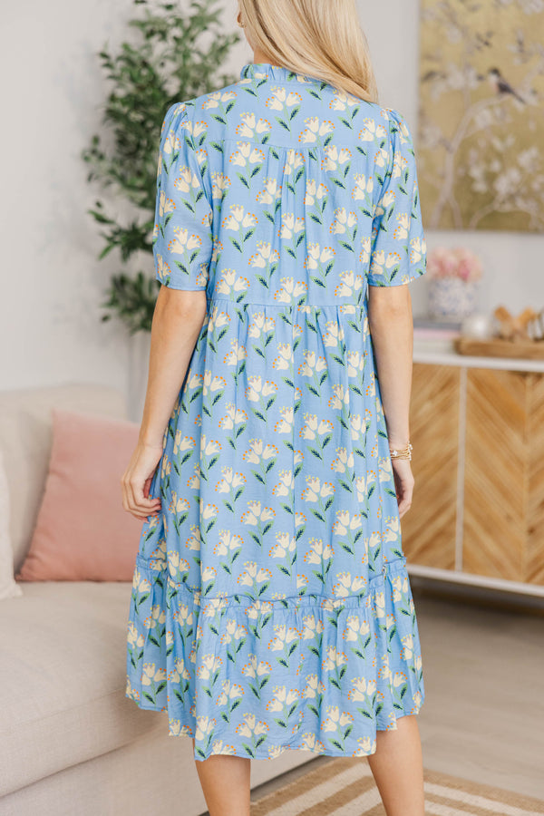 NURSING COLLECTION: First And Foremost Purple Midi Dress