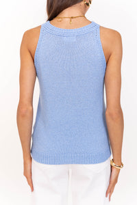 Just As Expected Blue Sailboat Sweater