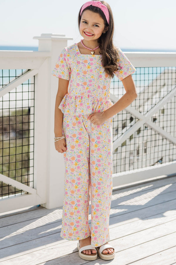 Girls: Playdate Pretty Pink Ditsy Floral Set