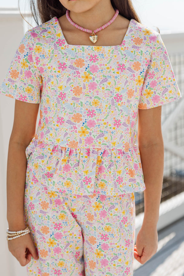Girls: Playdate Pretty Pink Ditsy Floral Set