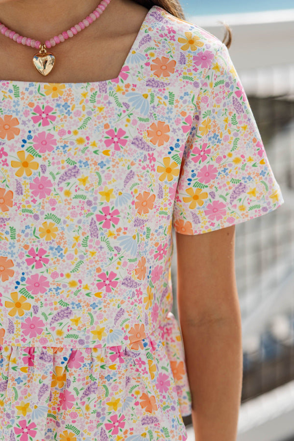 Girls: Playdate Pretty Pink Ditsy Floral Set