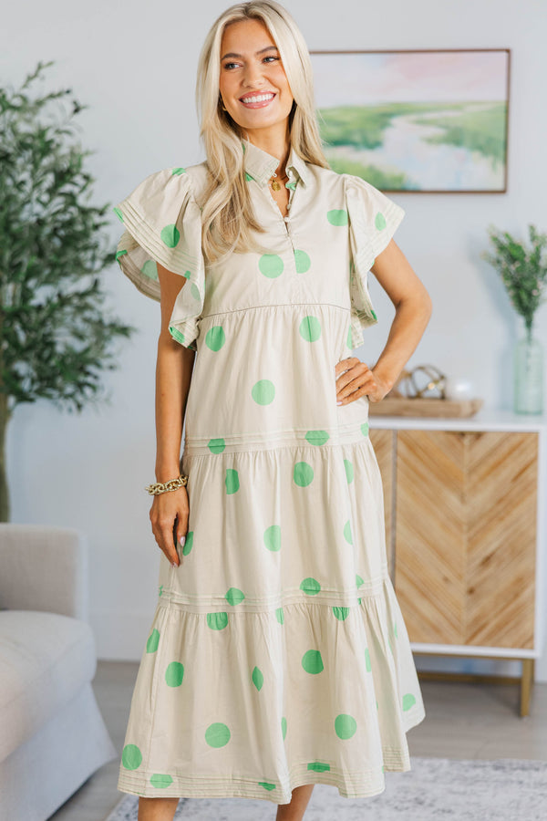 NURSING COLLECTION: Simply Lovely Green Polka Dot Midi Dress, X-Large - The Mint Julep Boutique | Women's Boutique Clothing NURSING COLLECTION: Simply Lovely Green Polka Dot Midi Dress, X-Large - The Mint Julep Boutique | Women's Boutique Clothing
