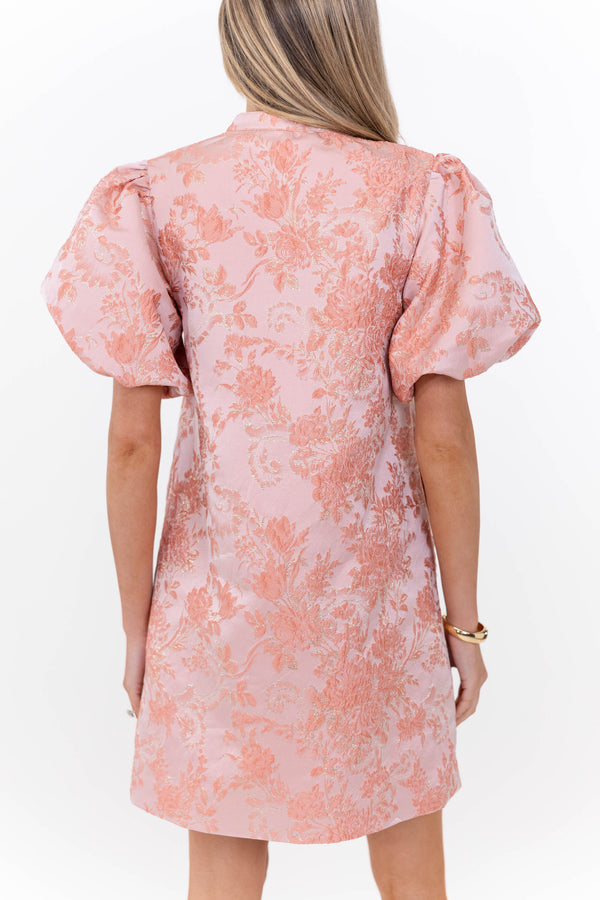 Ever After Hours Pink Bow Shift Dress