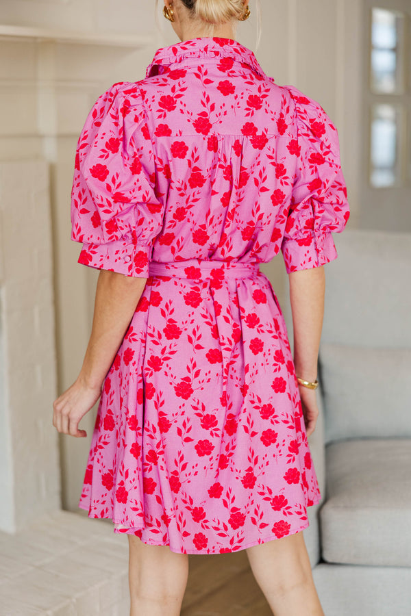 NURSING COLLECTION: Making Plans Lavender Floral Dress