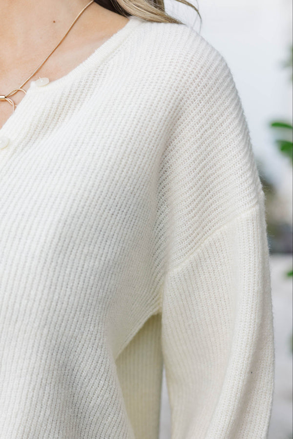 Simply Sweet Cream Cardigan