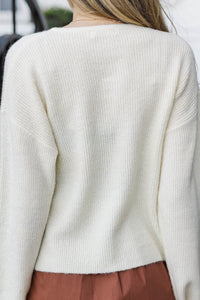Simply Sweet Cream Cardigan