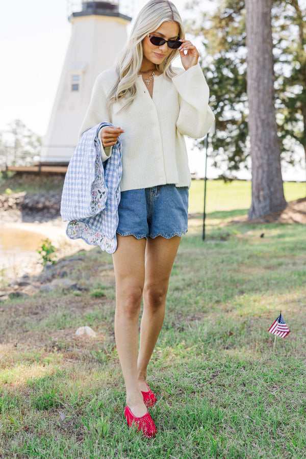 Simply Sweet Cream Cardigan