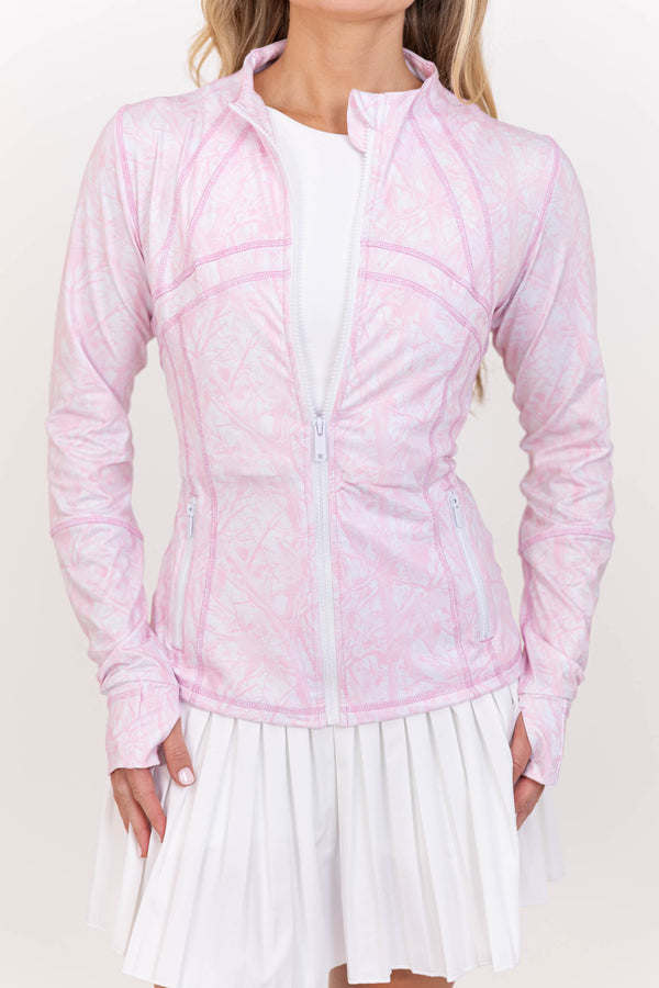 Sharing Stories Pink Camo Jacket