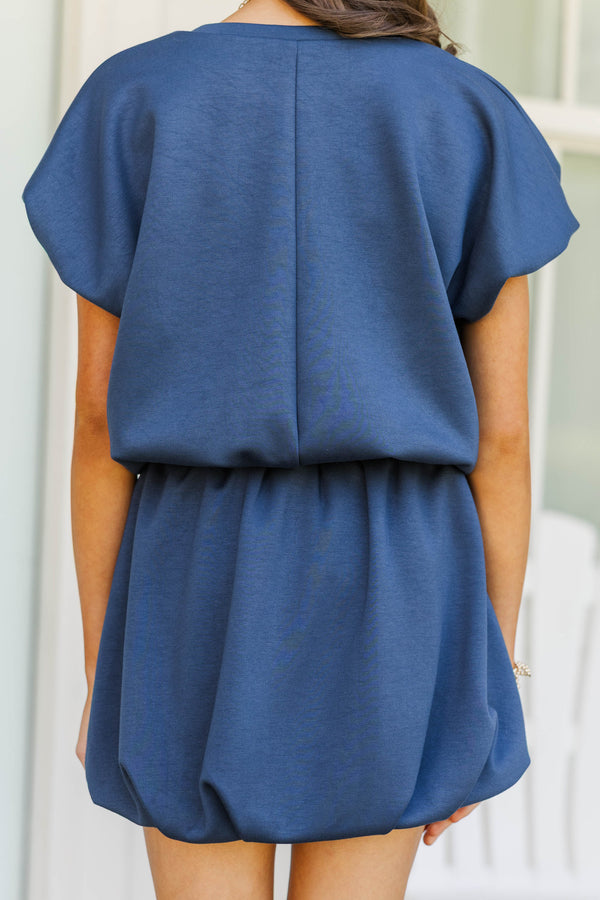 Girls: Simply Yours Navy Bubble Tee