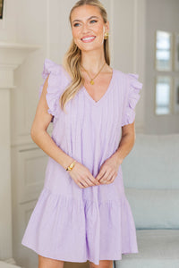 NURSING COLLECTION: Tell Your Story Lavender Embroidered Dress