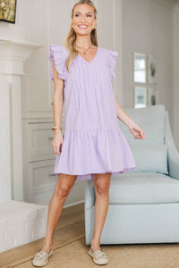 NURSING COLLECTION: Tell Your Story Lavender Embroidered Dress