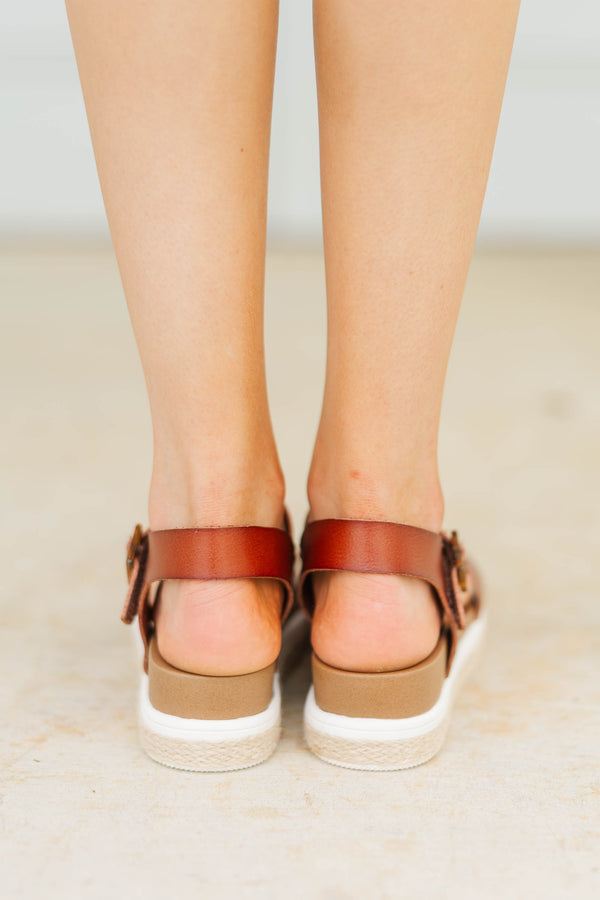 Girls: Summer Staple Tan Sandals