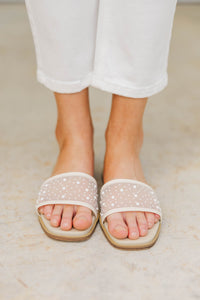 Girls: The Flawless Finish White Sandals