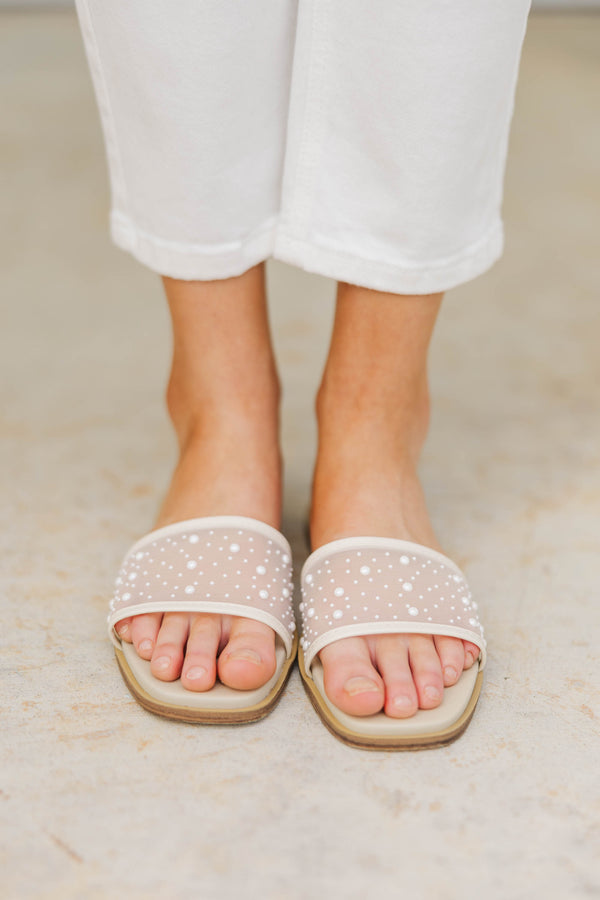 Girls: The Flawless Finish White Sandals