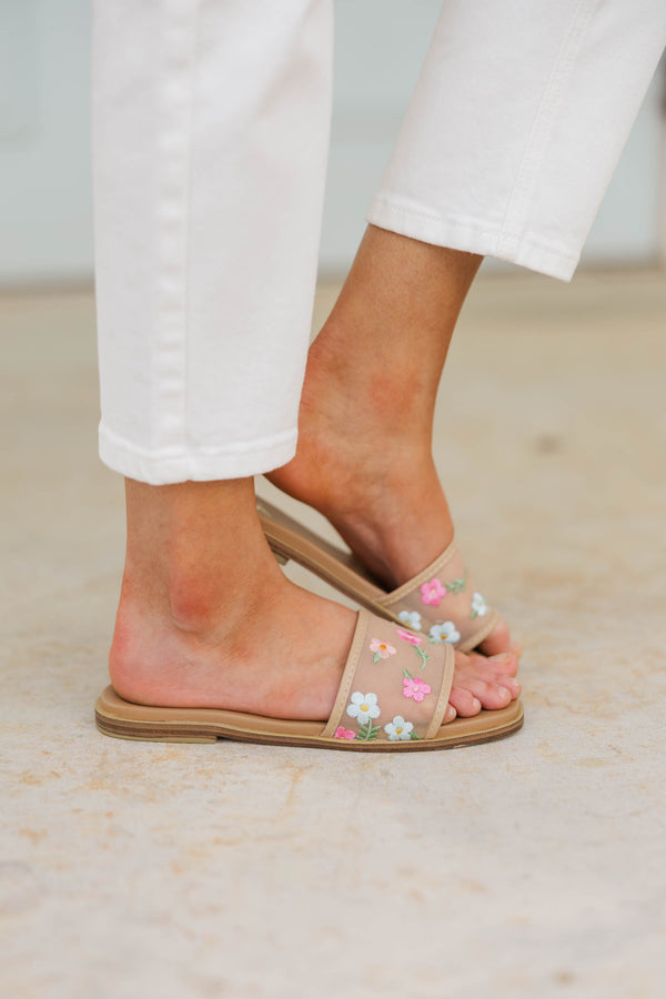 Girls: The Flawless Finish Brown Sandals
