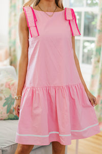 NURSING COLLECTION: Slow Days Pink Boat Neck Dress