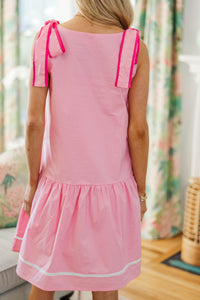 NURSING COLLECTION: Slow Days Pink Boat Neck Dress