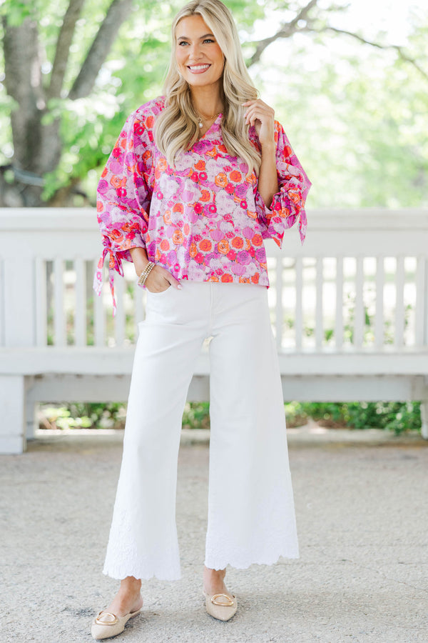 Just Add Your Favorite Pink Ditsy Floral Top – Shop the Mint